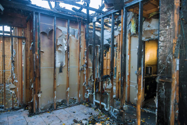 Professional Soot Cleanup technician working in Bartlesville, OK